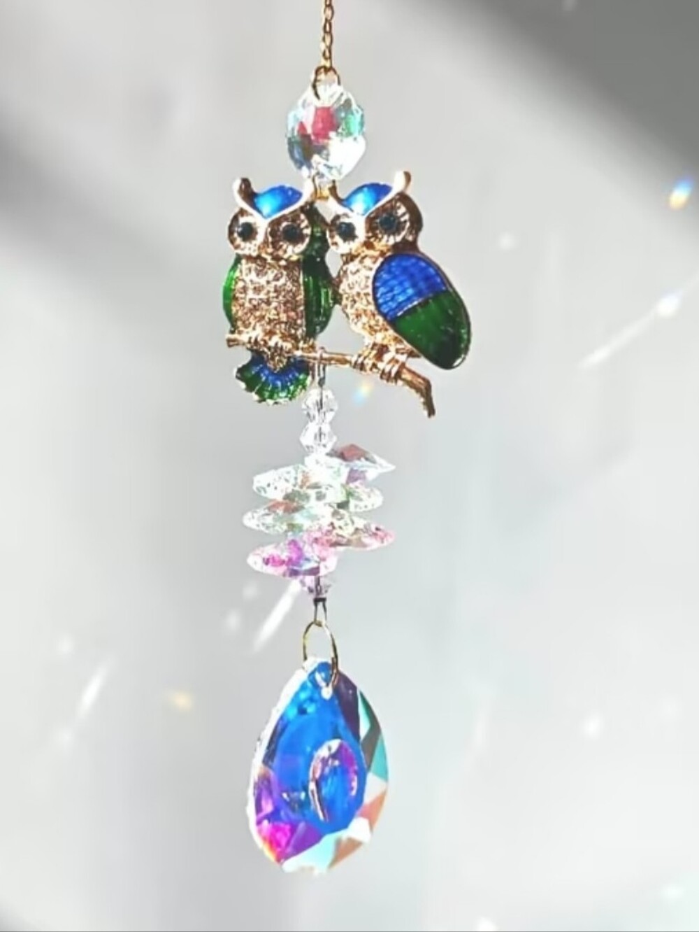 Rainbow Maker Owl Suncatcher. NWT $28. MSRP $42.          13.7" Long